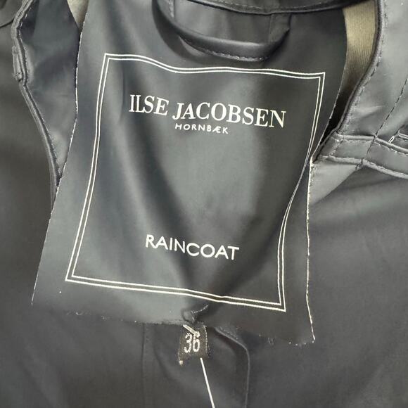 Ilse Jacobsen Dark Navy Blue Raincoat *NO HOOD - Picture 2 of 4